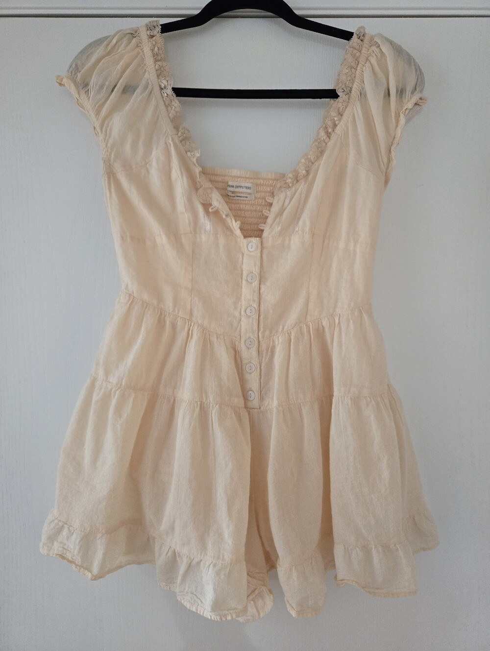 Urban Outfitters Lily Tiered Romper